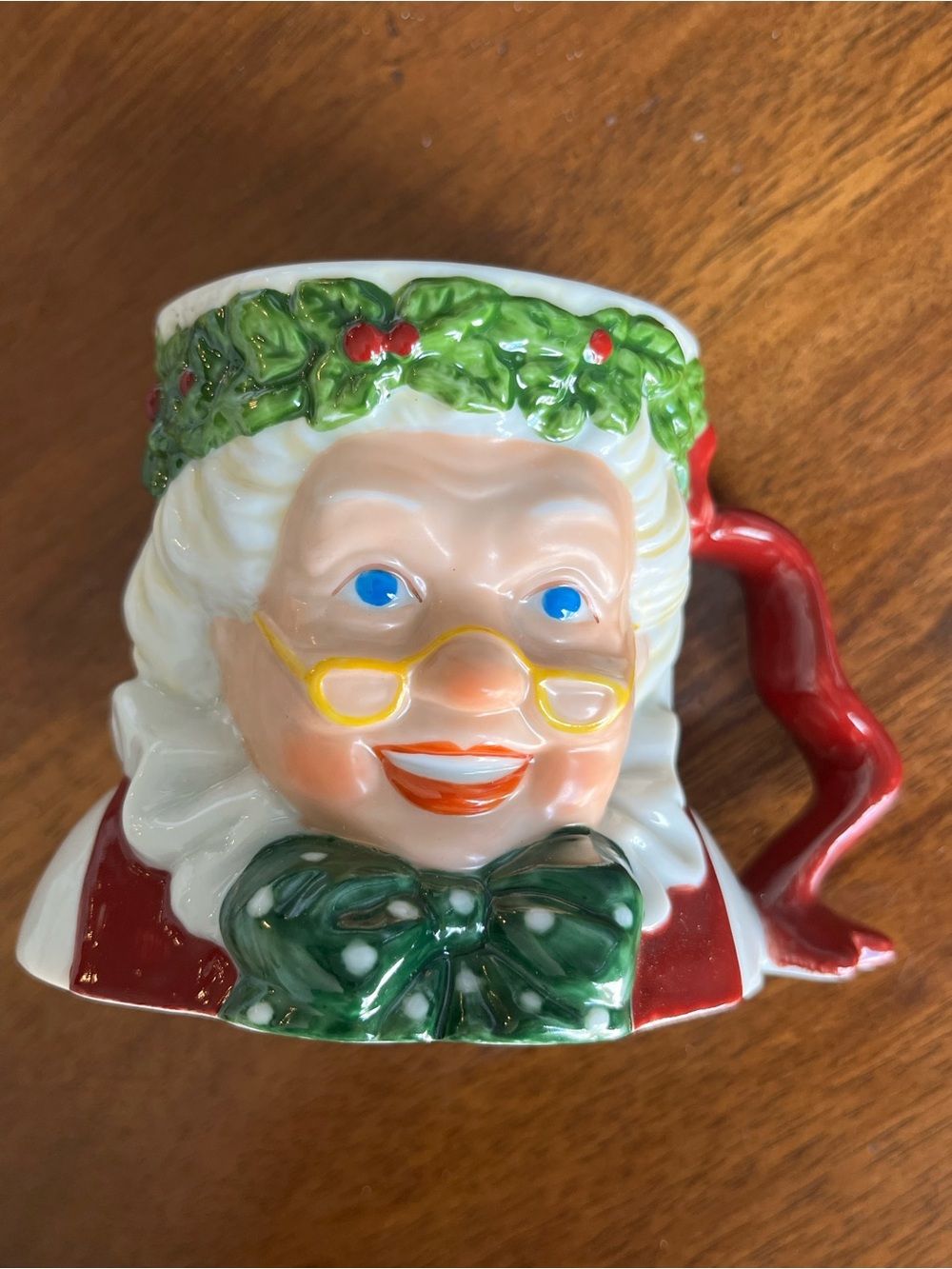 Possible Dreams Mrs Claus Mug Vintage Christmas Figural Holiday Cup 1991